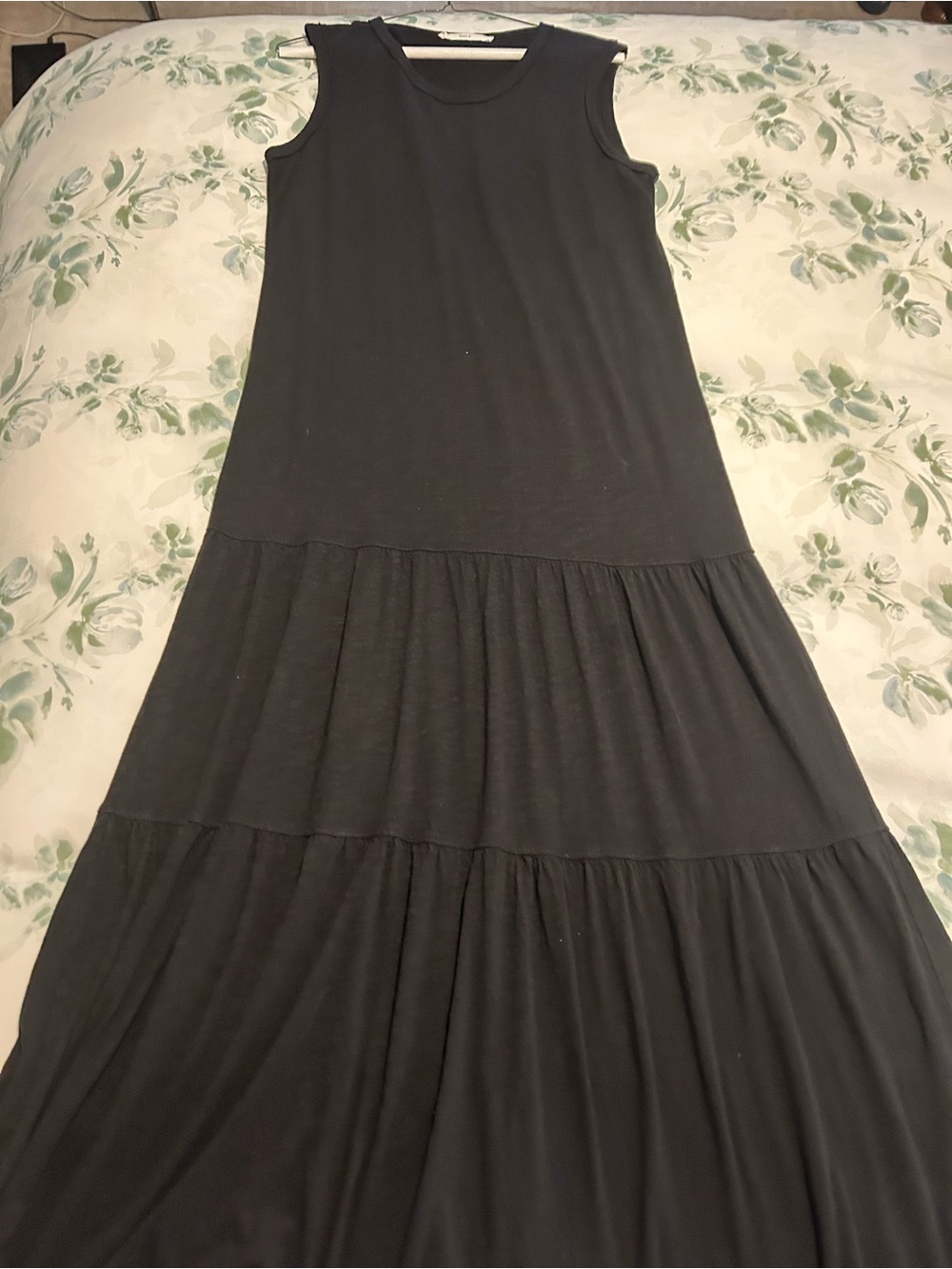 Wilt Black Sleeveless Maxi Tiered Dress
Cotton Size Small